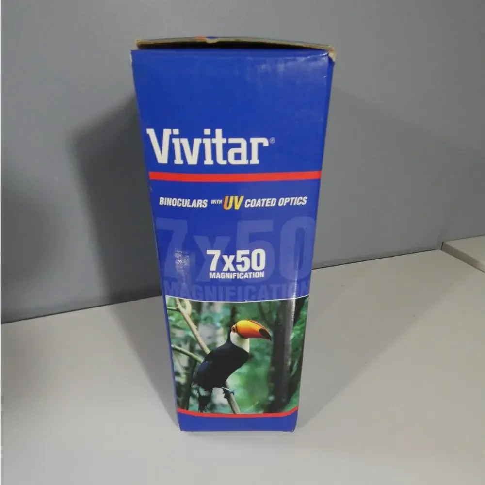 Vivitar Binoculars UV Coated Optics 7x50 Magnification Carry Case Like New